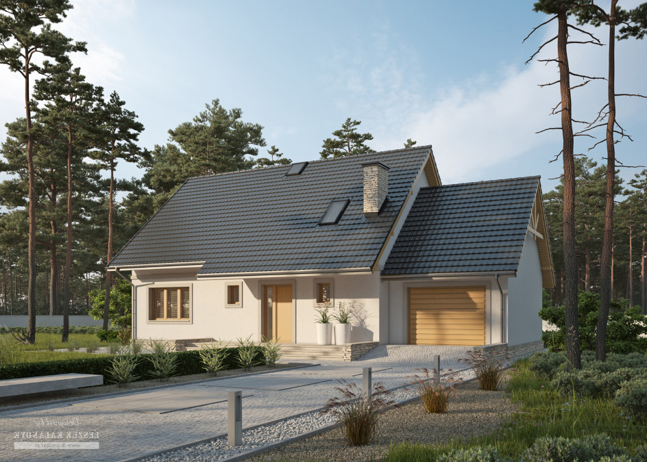 Budowa domu LK&838 (odbicie lustrzane) z New-House