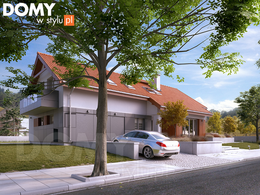budowa domu Karmin (Odbicie lustrzane) - New-House