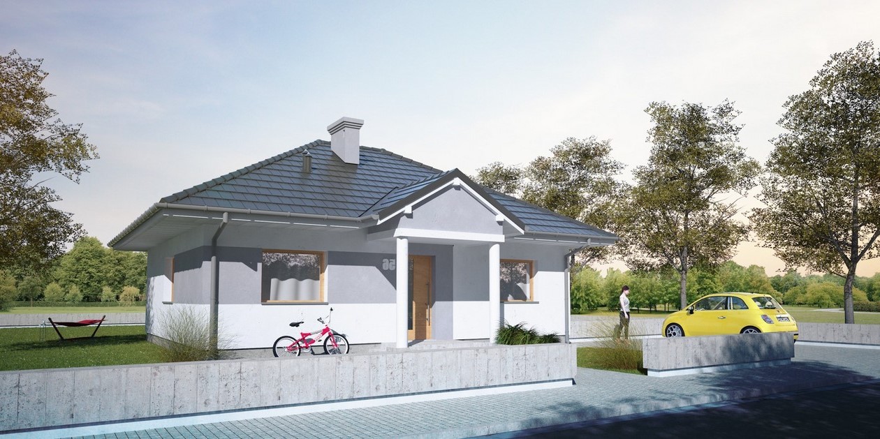 budowa domu Modestus I (Odbicie lustrzane) - New-House