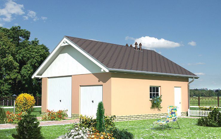 budowa domu Garaż 16- New-House