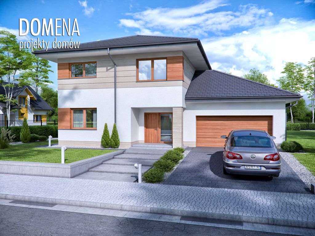 budowa domu Domena 311 B (Odbicie lustrzane) - New-House