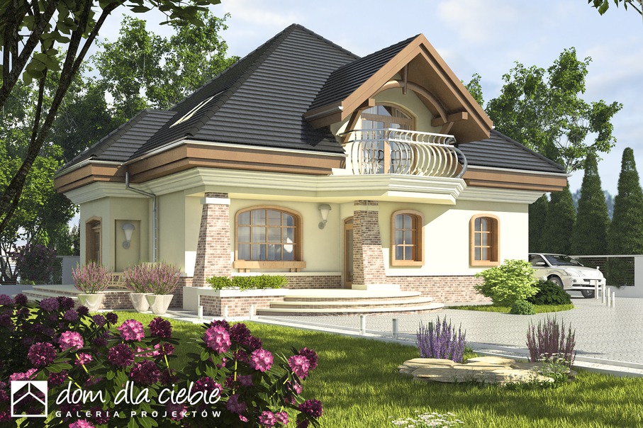budowa domu Dzierlatka V bez garażu [B] - New-House