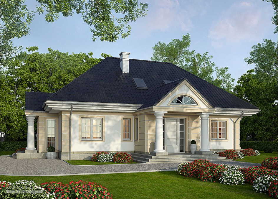 Budowa domu LK&866 (odbicie lustrzane) z New-House