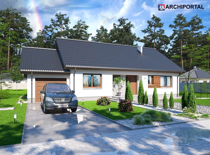 budowa domu Tamara Modern (odbicie lustrzane) - New-House