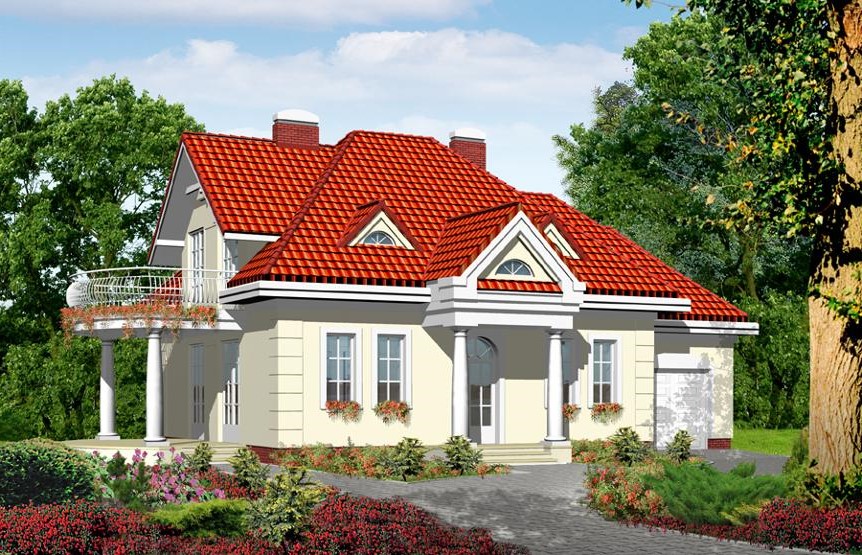budowa domu Zosia V (odbicie lustrzane) - New-House