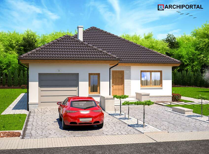 budowa domu Falko (odbicie lustrzane) - New-House