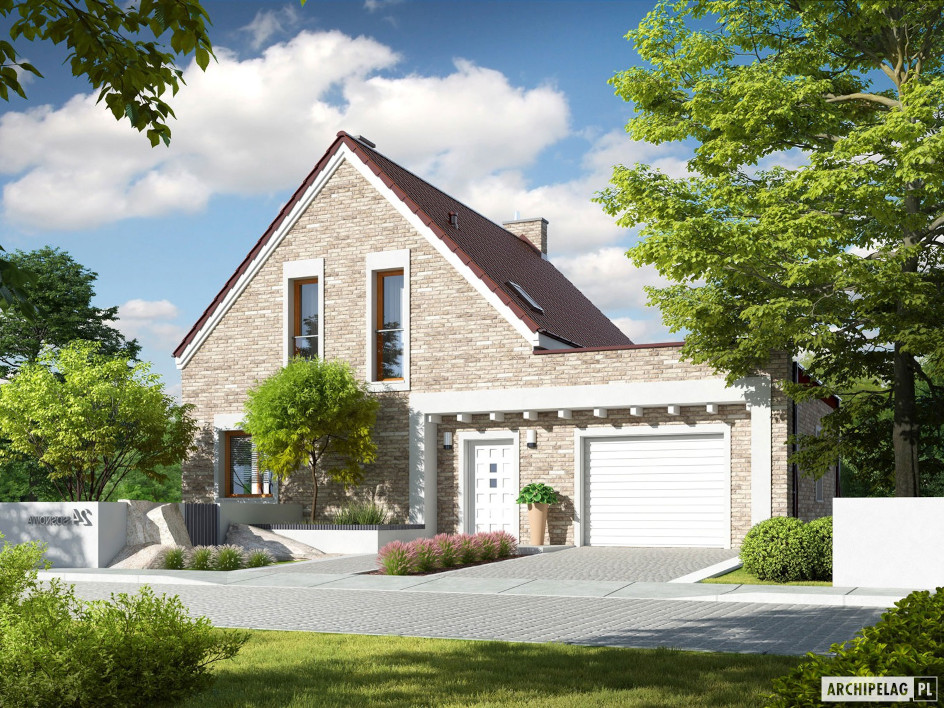 Budowa domu Tymon G1 (wersja A) ENERGO (odbicie lustrzane) z New-House