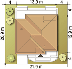 Jerzyk z garażem 1-st. [A] (odbicie lustrzane) - miniatura 9