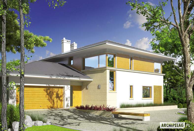 budowa domu Diego G2 Leca® DOM (odbicie lustrzane) - New-House