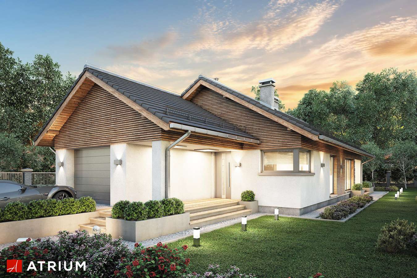 budowa domu Pelikan Slim odbicie lustrzane - New-House