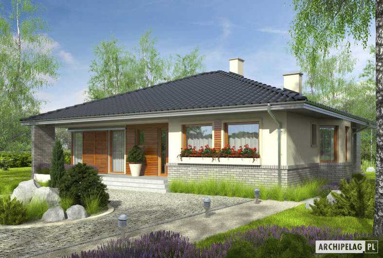 budowa domu Flori II (30 stopni) (odbicie lustrzane) - New-House