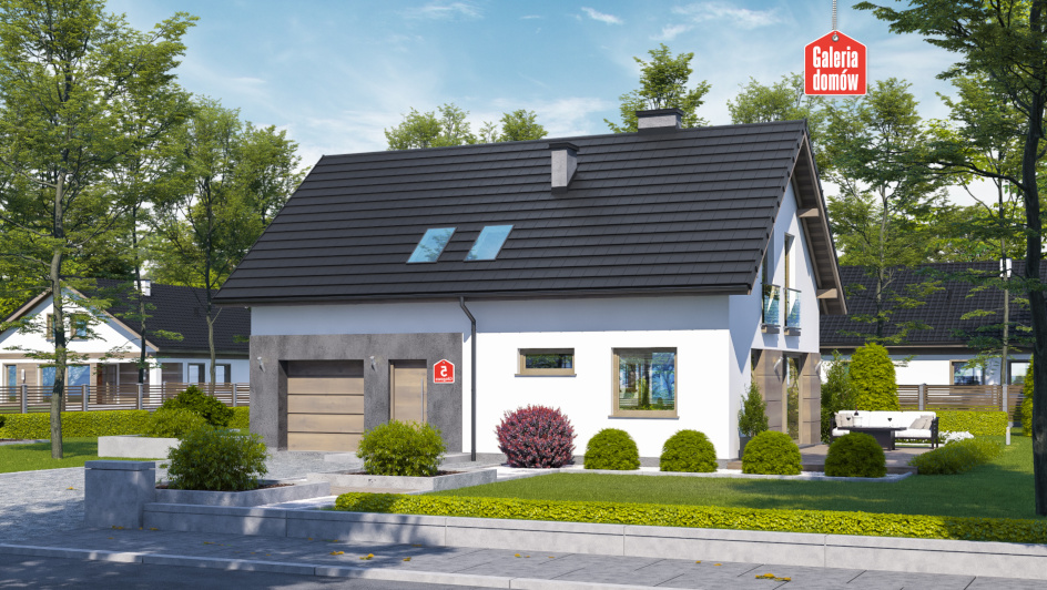 Budowa domu Dom przy Głogowej 5 (odbicie lustrzane) z New-House