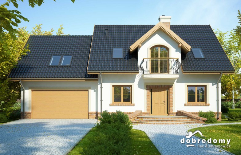 budowa domu Atreusz Mały II odbicie lustrzane - New-House