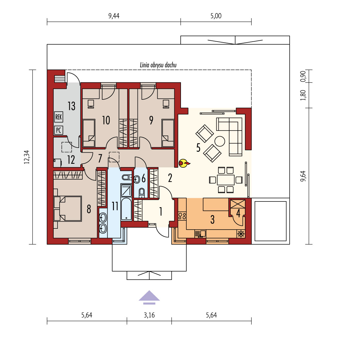 Mini 4 MODERN PLUS ENERGO PLUS (odbicie lustrzane) - miniatura 4