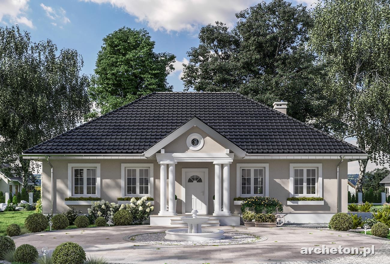 budowa domu Aleksandria Muza (odbicie lustrzane) - New-House