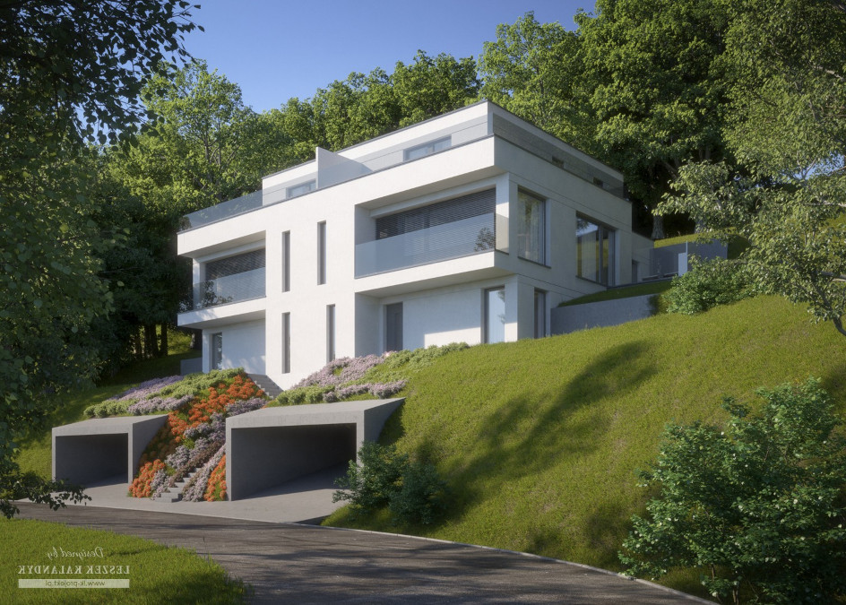 Budowa domu LK&1486 (odbicie lustrzane) z New-House