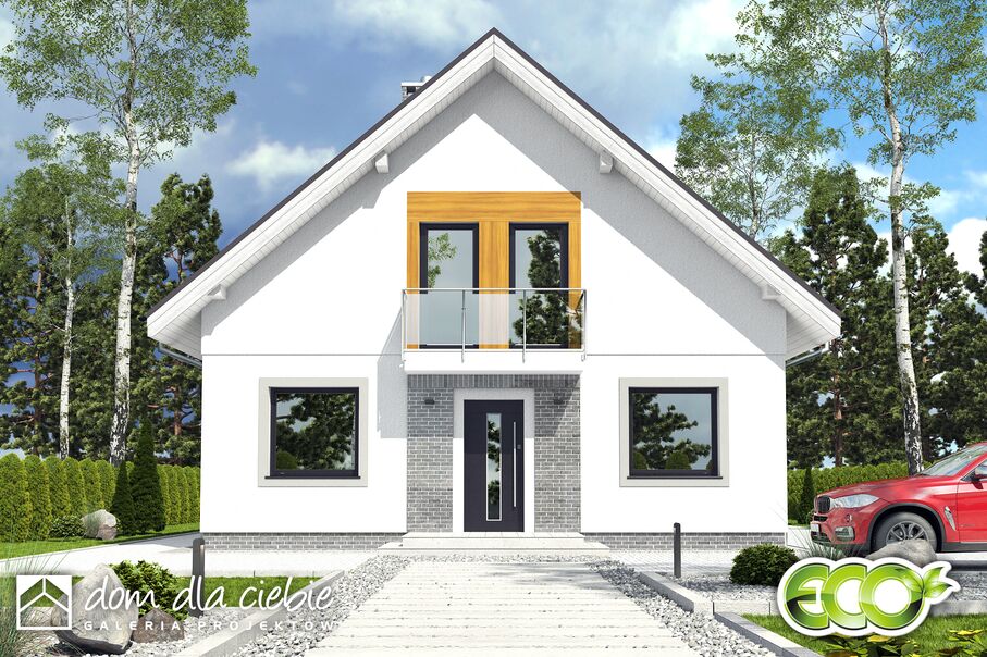 budowa domu Dom Dla Ciebie 6 bez garażu [B] - New-House