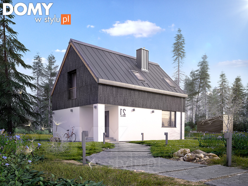 budowa domu Groszek (Odbicie lustrzane) - New-House