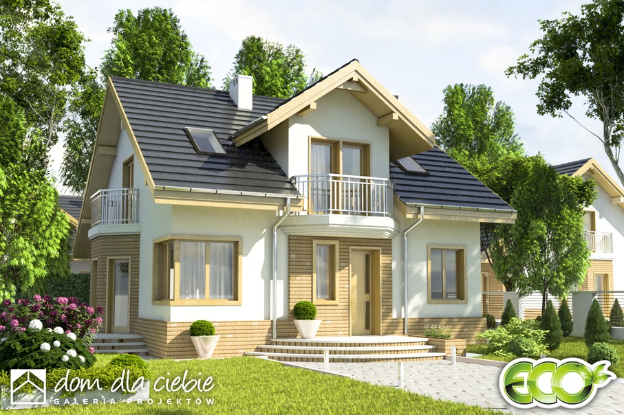 budowa domu Puszczyk bez garażu [B] - New-House