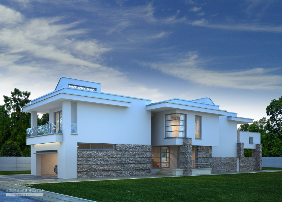 Budowa domu LK&683 (odbicie lustrzane) z New-House