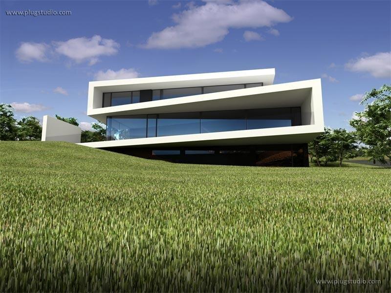 VIP-HOUSE B1 NOWOCZESNY PROJEKT REZYDENCJI PŁASKI DACH - miniatura 2
