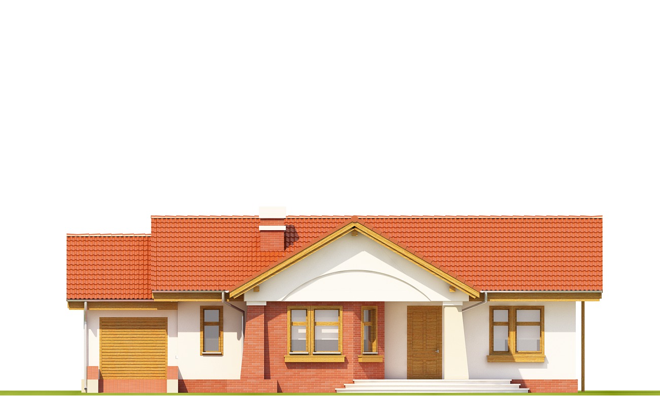 Skowronek styl z garażem 1-st. [A] (odbicie lustrzane) - miniatura 4