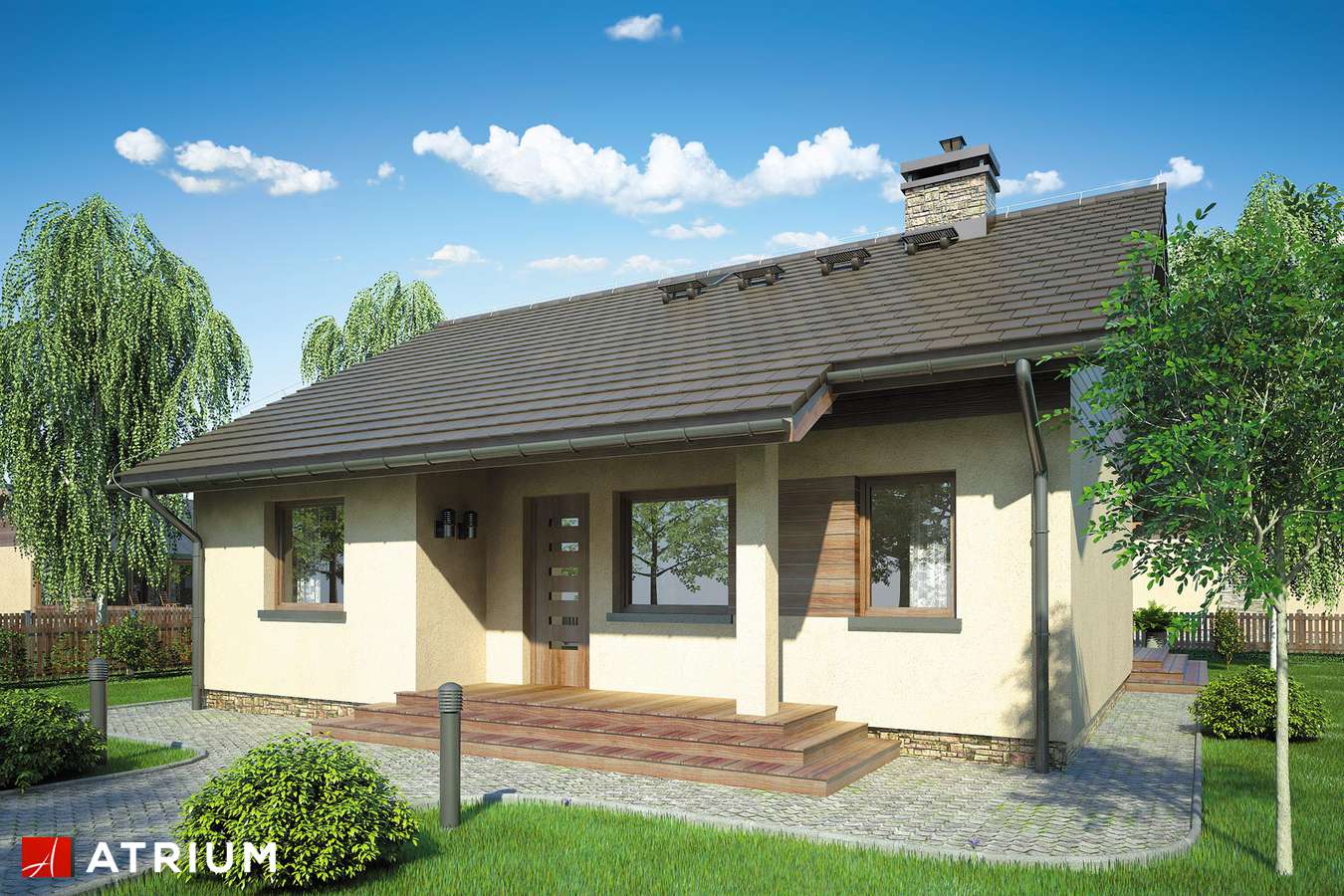 budowa domu Remik II odbicie lustrzane - New- House