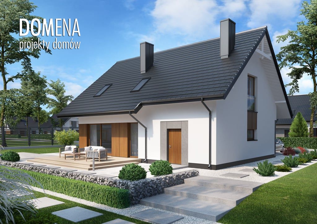 budowa domu Domena 202 A (Odbicie lustrzane) - New-House