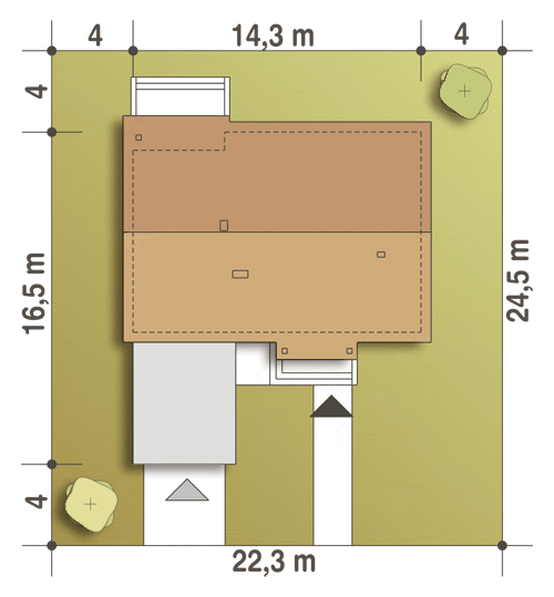 Gąska II z garażem 1-st. [A] - miniatura 9