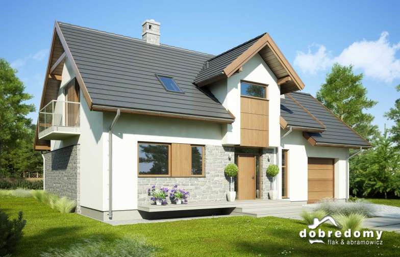 budowa domu Flora odbicie lustrzane - New-House