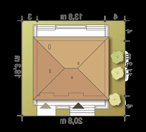 Jer z garażem 1-st. [A] (odbicie lustrzane) - miniatura 10