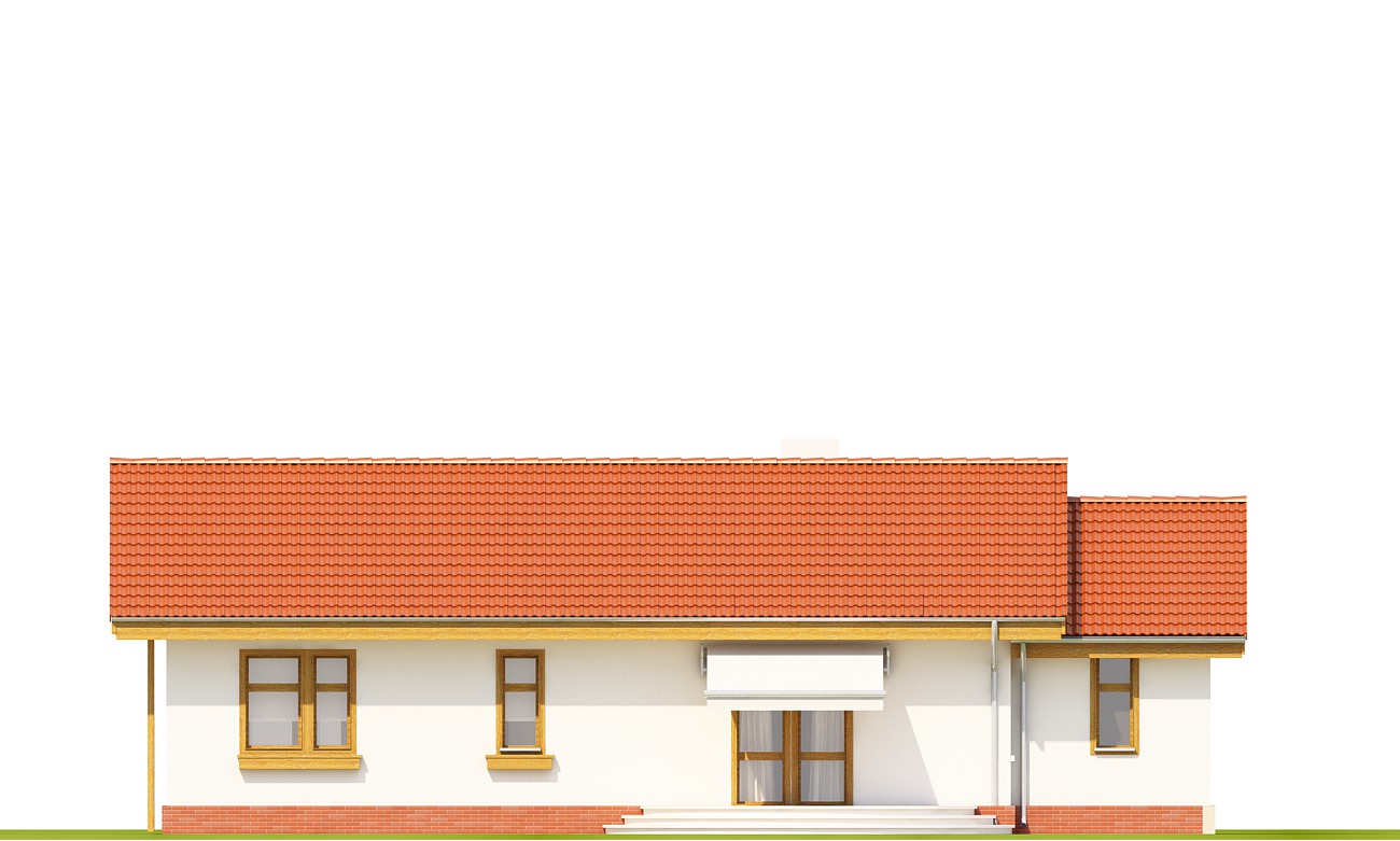 Skowronek styl z garażem 1-st. [A] (odbicie lustrzane) - miniatura 2