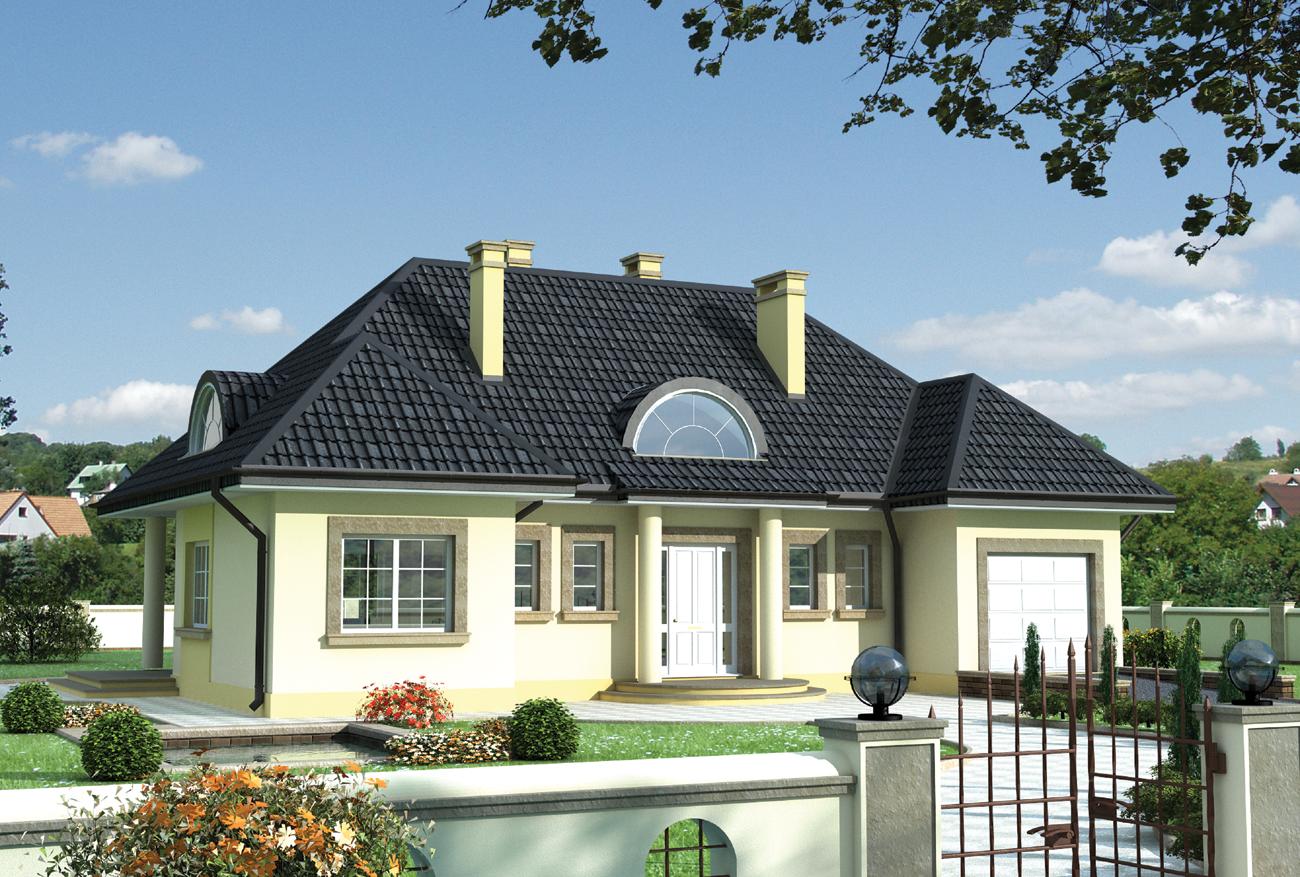 budowa domu Platan (odbicie lustrzane) - New-House