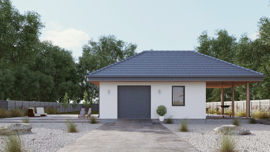 Budowa domu uAG5 (odbicie lustrzane) z New-House