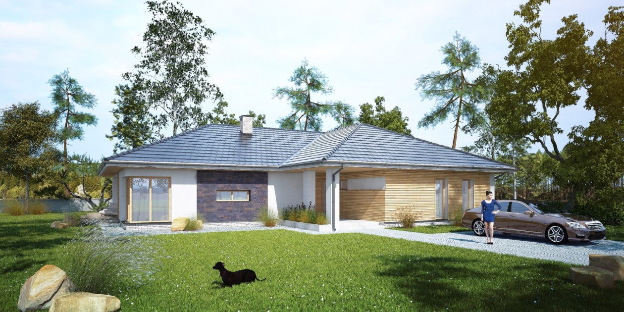budowa domu Magnus I PG2 (Odbicie lustrzane) - New-House