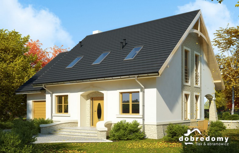 budowa domu Tytus III odbicie lustrzane - New-House