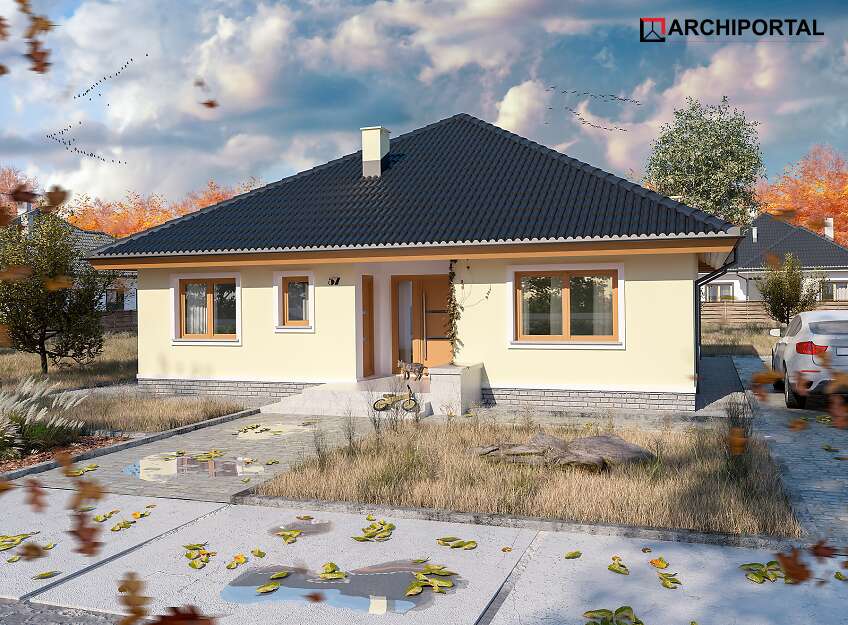 budowa domu Serafin paliwo stałe - New-House