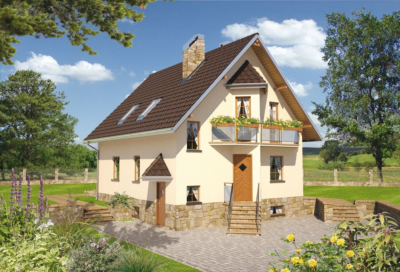 budowa domu Mała Marzanna (odbicie lustrzane) - New-House