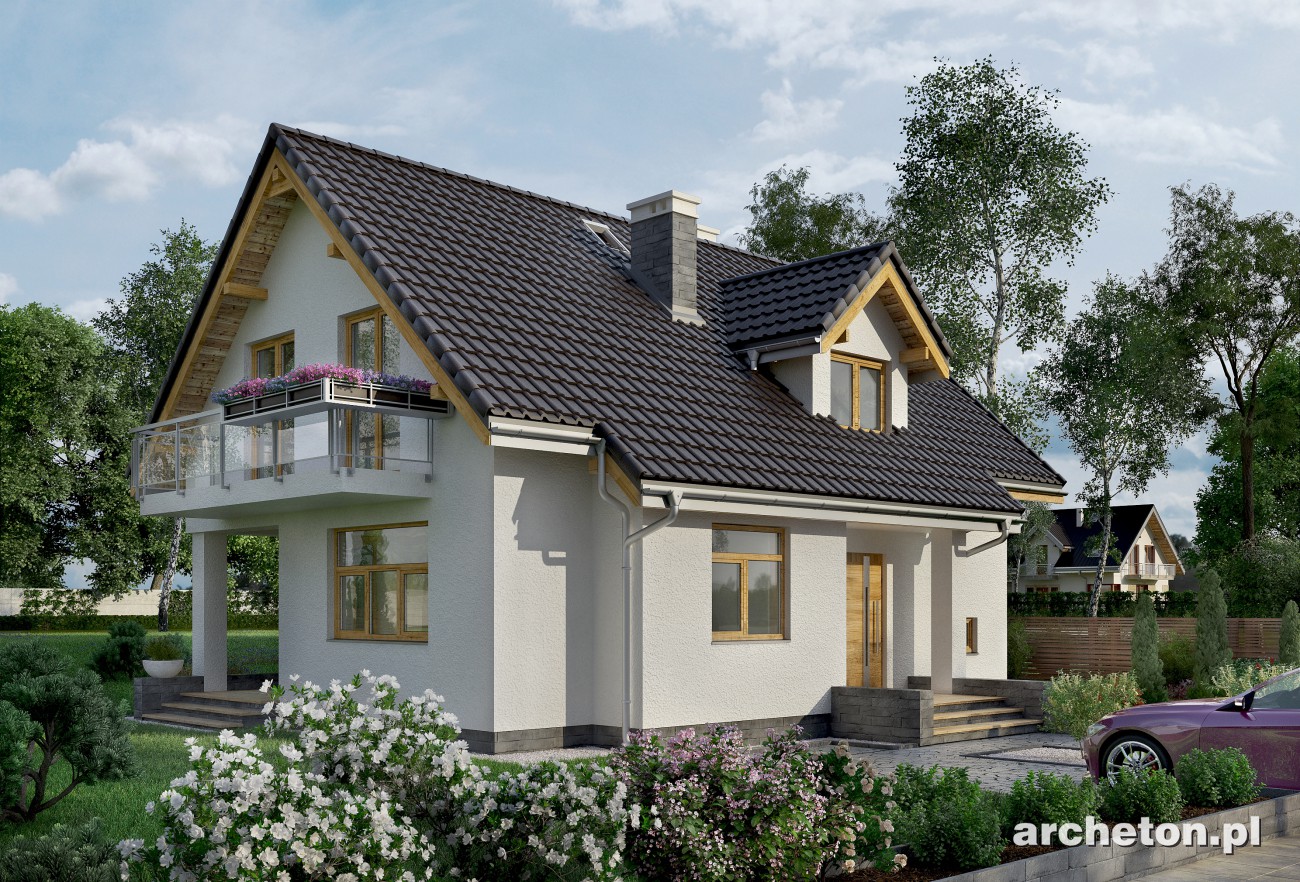 budowa domu Prymulka (odbicie lustrzane) - New-House