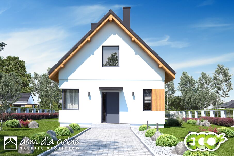 budowa domu Kiwi bez garażu [B] - New-House