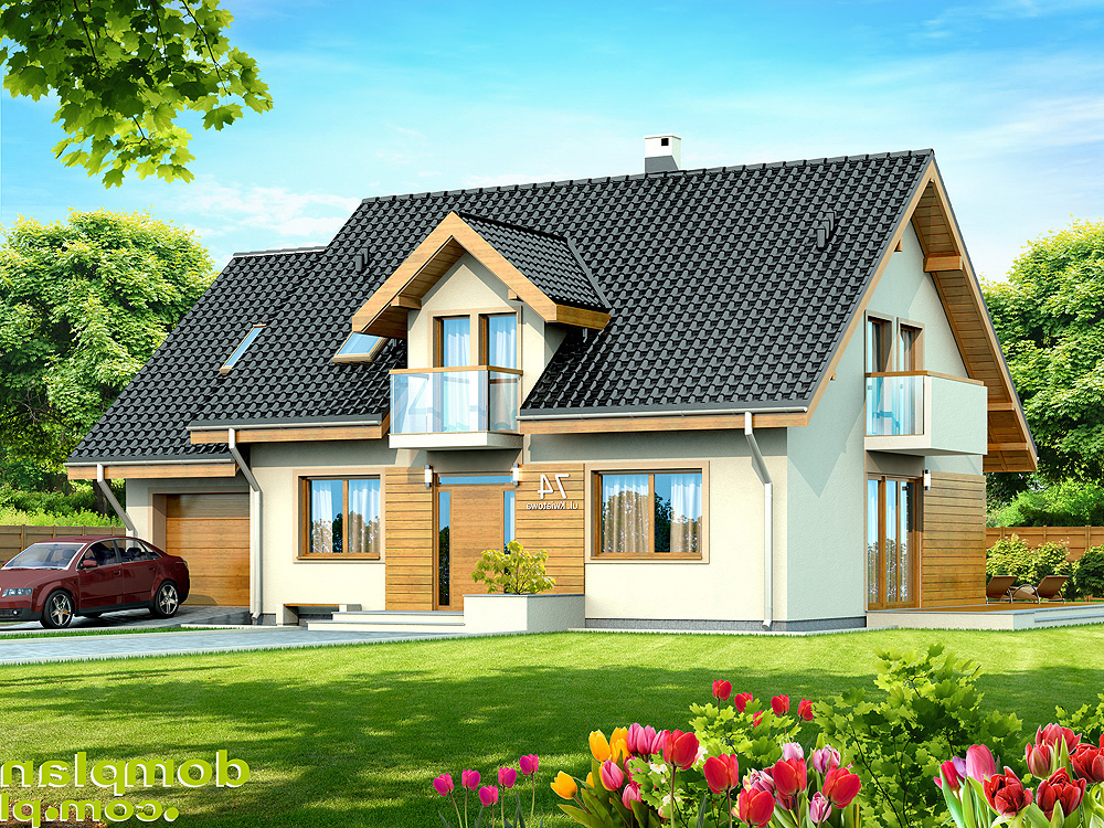 budowa domu KENDRA (Odbicie lustrzane) - New-House