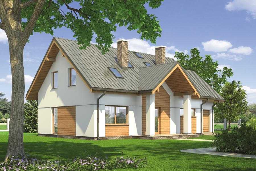 budowa domu Czarujący-wariant I M118a - New-House