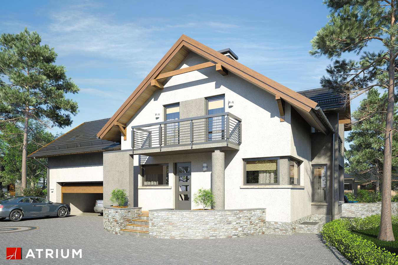 budowa domu Agawa V (odbicie lustrzane) - New-House