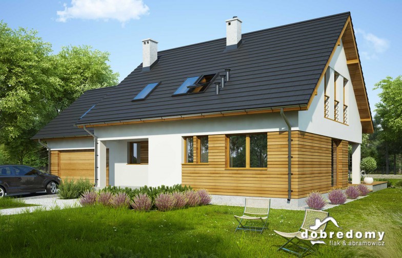 budowa domu Amanda II odbicie lustrzane - New-House
