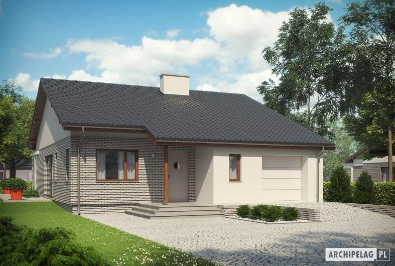 budowa domu Armando II G1 ENERGO (odbicie lustrzane) - New-House