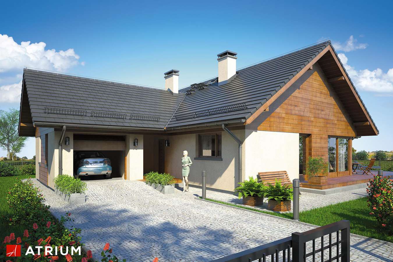 budowa domu Winston IX (odbicie lustrzane)- New-House