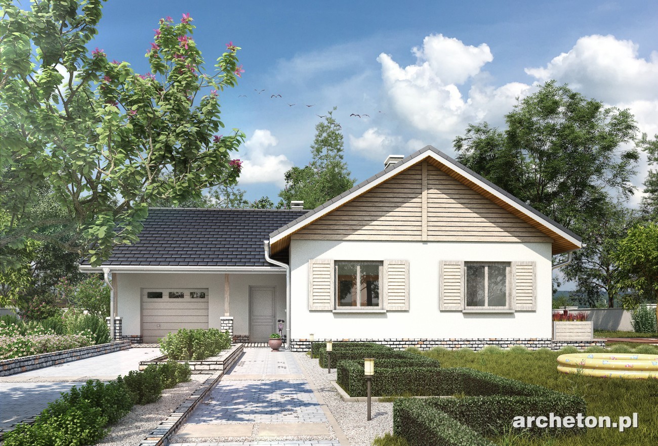 budowa domu Żuczek-2 (odbicie lustrzane) - New-House