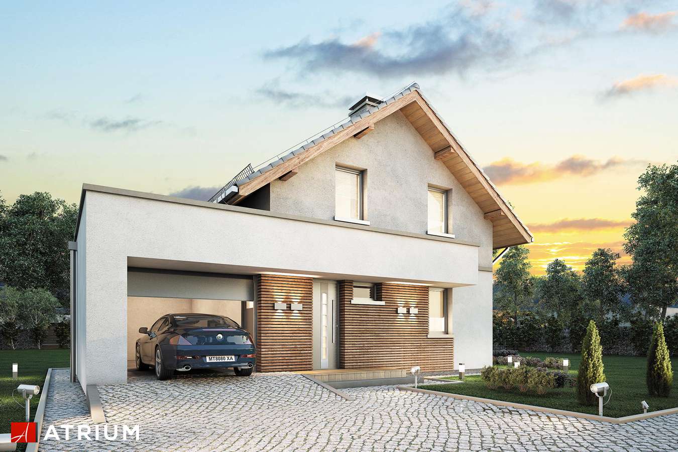 budowa domu Argos odbicie lustrzane - New- House