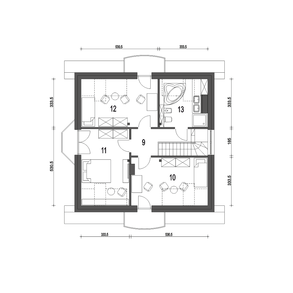 Dom Dla Ciebie 3 bez garażu [B] - miniatura 9