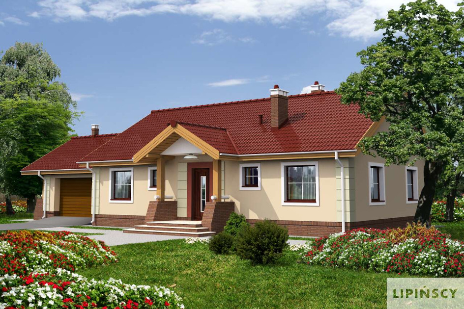 Budowa domu Rawenna II LMB74a (odbicie lustrzane) z New-House